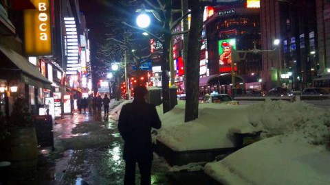 札幌夜の街
